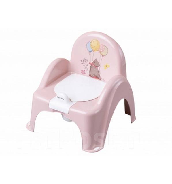 картинка Горшок-стульчик "Лесная сказка" антискольз. (розовый) от магазина Одежда+