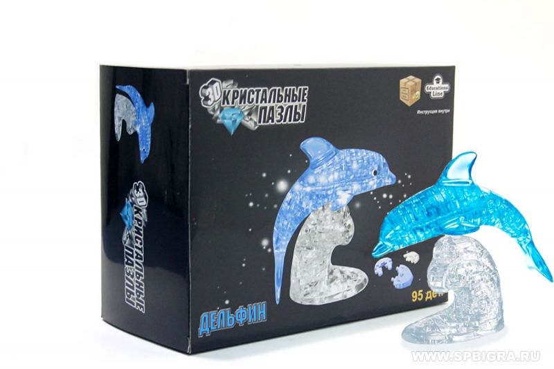 картинка 3D-Пазл "Дельфин" на подставке XL, 95 дет. от магазина Одежда+